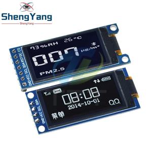 TZT 아두이노용 OLED 수직 스크린 모듈, 1.3 인치 OLED 디스플레이, 4 핀, 7PIN64 × 128 LCD 모듈, SH1107, 1.3 인치