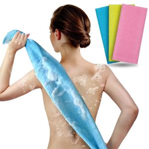 1pc 일본 바디 워시 타올 확장 목욕 도구 뷰티 스킨 엑스 폴리 에이 팅 수건 나일론 스킨 폴리싱 바디 백 스크러버 타올