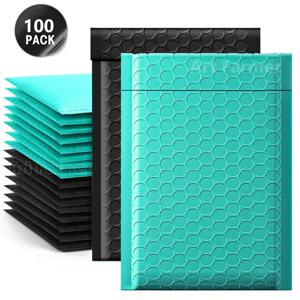 100 Pcs 멀티 컬러 버블 포장 봉투 메일 링 봉투 메일러 폴리 봉투 배송 셀프 인감 버블 백 패딩
