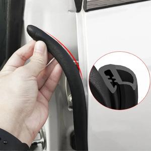 SEAMETAL 2m 자동차 도어 엣지 씰 스트립 고무 B 필러 Weatherstrip 방수 방음 자동 실란트 스트립은 모든 차량에 적합