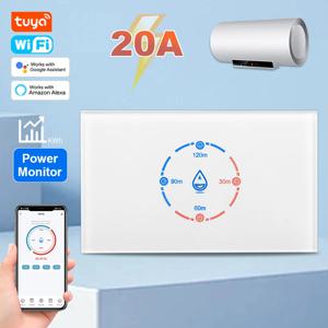 스마트 라이프 온수기 조명용 고출력 회로 차단기, 4400W 보일러 스위치, 와이파이 20A, A/C 이스라엘 미국 구글 홈 알렉사