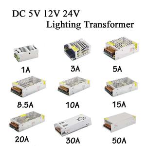 LED 전원 어댑터 조명 변압기 AC 100V-240V DC 5V 12V 24V 스위칭 전원 공급 장치 1A 2A 3A 5A 10A 20A 30A LED 드라이버