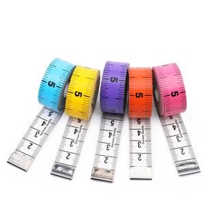 Fniiva 5PCS 소프트 측정 양면 눈금자 테이프 측정 바느질 바느질 도구에 대 한 스냅 패스너 바디와 재단사의 테이프