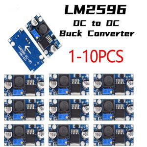 10PCS LM2596 LM2596S DC-DC 스텝 다운 가변 전압 레귤레이터 입력 3.0-40V 출력 1.5-35V 가변 벅 컨버터 전자