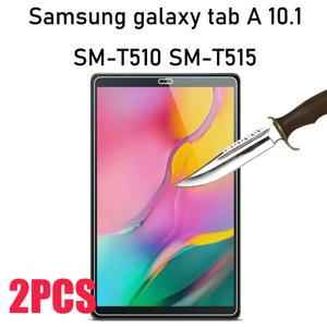 삼성 갤럭시 탭 A 10.1 2019 T510 T515 SM-T510 SM-T515 10.5 SM-T580 T590스크래치 방지용 2PCS 강화 유리 화면 보호기
