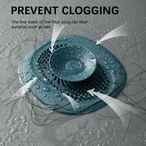 업그레이드 실리콘 드레인 스토퍼 주방 욕실 안티 블로킹 싱크 플러그 스트레이너 드레이너 바닥 드레인 헤어 캐처 욕실 도구