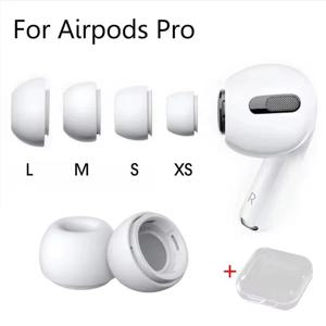 Airpods Pro 1/2 이어 패드 용 레인 이어팁 실리콘 케이스 압력 완화 구멍 이어 캡 쿠션 이어팁 버드 이어폰 에어 포드 프로