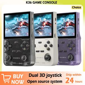Consola de videojuegos portátil Retro K36 R36S de código abierto, PSP용 15000개의 게임 에뮬레이터, 3,5인치 IPS 화면