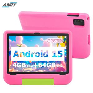 ANRY 어린이 태블릿, 안드로이드 15, 10.1 인치 CPU, A523, 2.0GHZ 옥타코어, 4GB RAM, 64GB ROM, 5000Mah 듀얼 카메라 태블릿, 어린이 선물