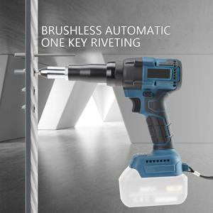 무선 전기 리벳 건 Makita 18V 배터리용 LED 조명이 있는 가정용 휴대용 전동 공구 스크루드라이버(포함되지 않음) New