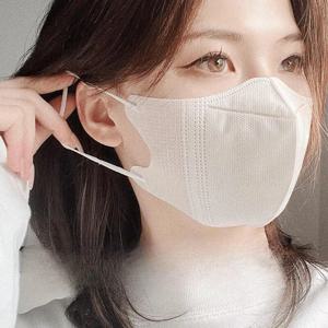 10개/갑 3D 일회용 통기성 마스크 솔리드 컬러 Earloop 입 마스크 성인용 부직포 페이스 마스크 패션 성인 마스크