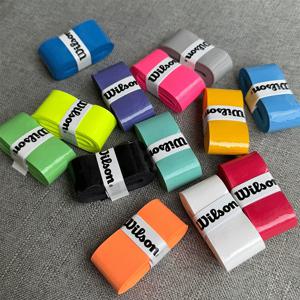 12/24PCS 윌슨 테니스 라켓 오버 그립 땀 흡수 그립 PU 배드민턴 라켓 핸들 테니스 그리프 테이프 Padel 라켓 그립