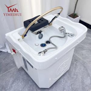 현대식 이동식 헤드스파 샴푸대 휴대용 샴푸볼 헤어 세척 물탱크 순환식 미용실 싱크대