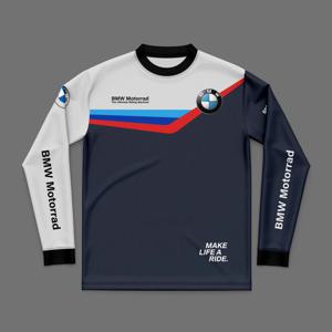 2025 신형 BMW 자동차 여름 속건 디지털 3D 티셔츠 반팔 오프로드 레이싱 셔츠 통기성 오토바이 라이딩 의류