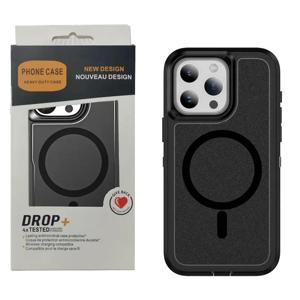 오틀러 공식 Magsafe 충전 헤비 아머 케이스 박스 (아이폰 16E 15 14 플러스 13 12 프로 맥스 강화 낙하 방지 보호 커버)