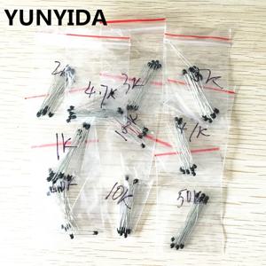 무료 배송 100pcs=10value*10pcs NTC 서미스터 저항기 키트 NTC-MF52AT 1K 2K 3K 4.7K 5K 10K 20K 47K 50K 100K +-5% 3950B