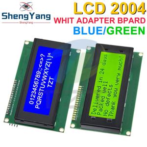 TZT IIC I2C TWI 2004 직렬 블루 그린 백라이트 LCD 모듈, 아두이노 UNO R3 MEGA2560 20X4 LCD2004 용