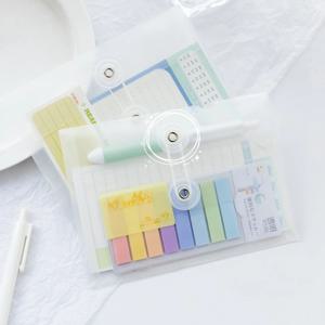 2pcs 투명 A6 파일 폴더 11*15cm 미니 크기 저장 가방 케이스 메모 메모 문서 방수 사무실 학교 A6913