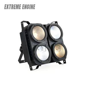4 눈 100W COB 파 라이트, 차가운 따뜻한 화이트, 2IN1 청중 블라인더 조합 DMX 무대 조명 파, 웨딩 파티 DJ 디스코
