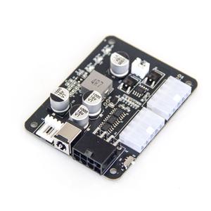 12V NAS Pico PSU 4베이 하드 드라이브 HDD 전원 공급 장치 Motheboard 마이닝이 포함된 케이블 전원이 있는 핫 판매 DC-SATA 200W 모듈
