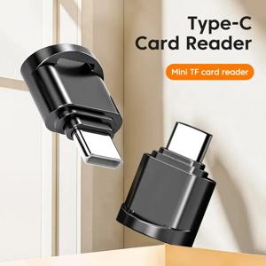 유형 C 카드 판독기 USB C-TF 카드 메모리 읽기 고속 전송 카드 판독기 지원 PC 노트북 용 OTG Samsung Xiaomi