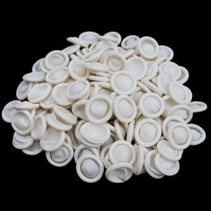 100pcs 일회용 라텍스 고무 손가락 침대 세트 전화 시계 수리 도구에 대 한 손가락 끝 보호기 장갑