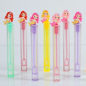 10pcs 인어 거품 튜브 비누 병 인어 공주 생일 파티 장식 결혼식 손님 선물 베이비 샤워 키즈 호의 장난감