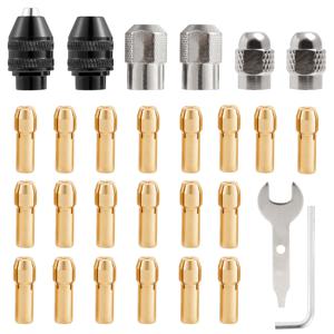 Dremel 용 28Pcs 드릴 척 콜릿 세트, 1/32 