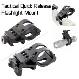 요소 기어 25.4mm 퀵 릴리스 오프셋 손전등 범위 마운트 20mm Picatinny 레일 45도 시력 사냥 총 Airsoft 액세서리