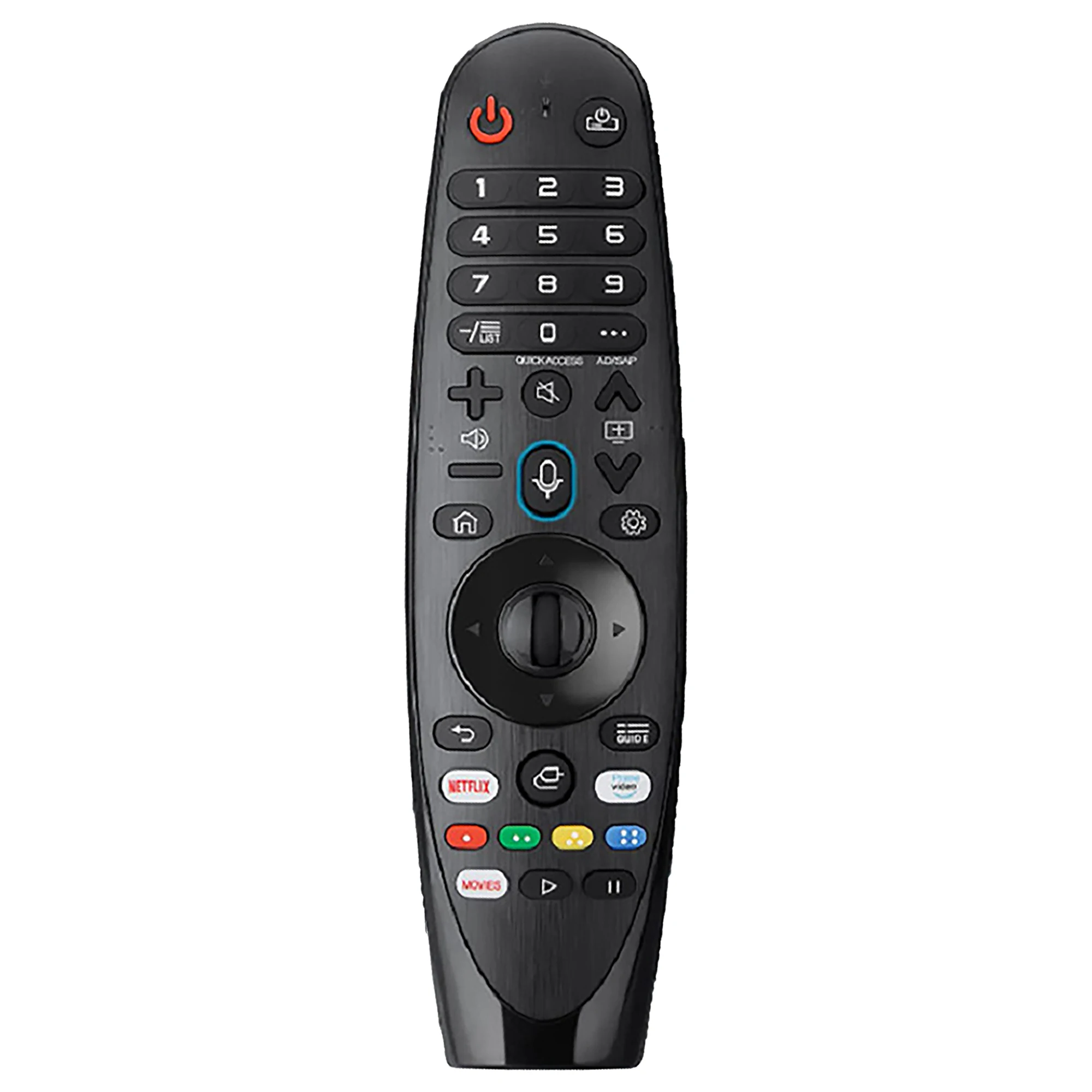 스마트 TV UHD OLED QNED TV 호환 Netflix 핫키용 포인터 음성 기능이 있는 매직 리모컨 교체