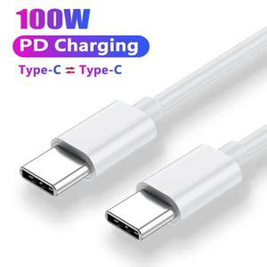 PD 100W USB C-USB 유형 C 케이블 화웨이 용 고속 충전 데이터 케이블 Samsung Xiaomi Macbook iPad 데이터 라인 유형 C-유형 C