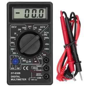 1/2pc 디지털 멀티 미터 테스터, DT830B 전기 전압계 전류계 휴대용 볼트 멀티 미터 자동차 배터리 테스터 회로 테스터