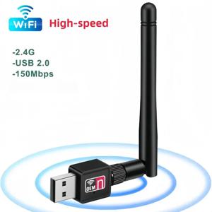 새로운 고속 USB Wifi 동글 WiFi 어댑터 무선 wifi 동글 네트워크 카드 802.11 n/g/b wi fi LAN 어댑터 RTL8192 칩 (PC 용)