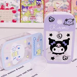Kawaii Sanrio 헬로 키티 Kuromi 미니 스프레이 병 만화 Cinnamoroll 멜로디 여성 여행 휴대용 향수 디스펜서 소녀 선물