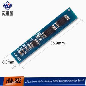 5PCS 2S 3A 리튬 이온 리튬 배터리 7.4v 8.4V 18650 충전기 보호 보드 bms pcm 리튬 이온 리포 배터리 셀 팩