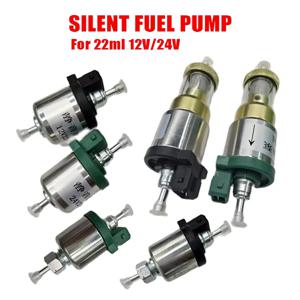 22ml 12V 24V 자동차 무소음 연료 펌프 + 브래킷 에어 히터 디젤 금속 자동차 히터 연료 펌프 에어 주차 히터 액세서리