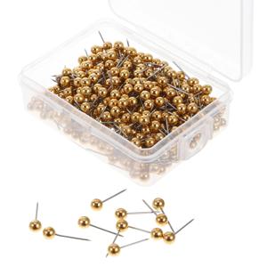 400 PCS 플래그 푸시 핀 지도 골드 장식 코르크 보드 기호 압정 압정 Pegboard