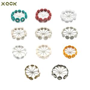 10PCS 쥬얼리 연마 휠 천 목화 황동 강철 와이어 로타리 도구에 대 한 연마 브러시 2.35 생크