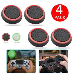 소니 플레이 스테이션 4 PS 4 PS4 슬림 프로 Xbox One 360에 대 한 4pcs 부드러운 고무 실리콘 Anti-Slip 엄지 그립 스틱 캡 커버 케이스 스킨