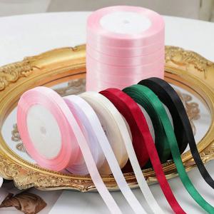 1 롤/5 롤 0.6/1cm 와이드 리본 보우 리본 웨딩 리본 선물 포장, 선물 상자 장식, DIY 공예 장식