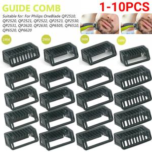 1/2/3/5mm 트리머 클리퍼 가이드 빗 면도기 수염 커터 헤드 부품 필립스 One Blade Razor for QP210/50 220 2523 2520 2527