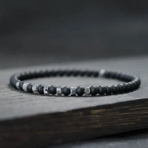 패션 망 팔찌 자연 호랑이 눈 황제 작은 돌 4mm 비즈 Braclet 옴므 액세서리 보헤미아 비치 쥬얼리 Pulsera