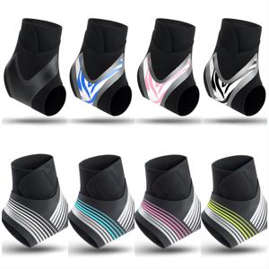 1개 발목 보호대 압박 슬리브 통기성 러닝 발 붕대 축구 사이클링 보호 랩 스포츠 양말