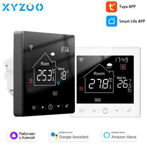 Tuya 온도 조절기 WiFi 전기/물/가스 보일러 따뜻한 바닥 난방 온도 컨트롤러 스마트 온도 조절기 Alexa Google