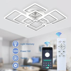 북유럽 펜던트 조명 천장 램프, 현대 사각형 LED 샹들리에, 침실 거실 주방 다이닝 조명 장식에 적합
