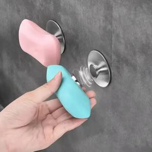 천공없는 벽걸이 자석 욕실 마그네틱 비누 홀더 범용 비누 보관 랙 욕실 비누 홀더 용품