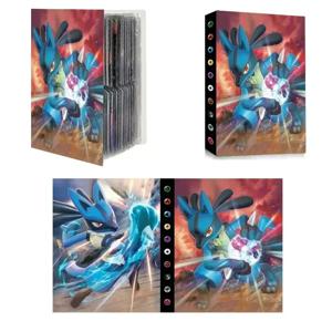 240PCS 만화 앨범 카드북 포켓몬스터 겐가르 파이리 지도 레터 홀더 바인더 만화 VMAX GX EX 게임 컬렉션 폴더