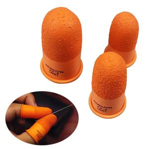 도구 오렌지 미끄럼 방지 손가락 커버 HandmadeTool 계산 손가락 침대 보호대다목적 손가락 끝 보호대 장갑 작업