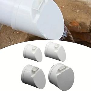PVC 배수 파이프 바닥 배수 자동 폐쇄 변위 밸브 커버 50-160mm 역류 방지 냄새 방지 밸브 정화조 배출