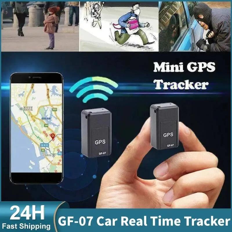 GPS 로케이터 GF-07 자동차 차량용 정확하고 편리한 소형 로케이터, 설치가 용이함, 원격 정밀 포지셔닝, 모바일 p